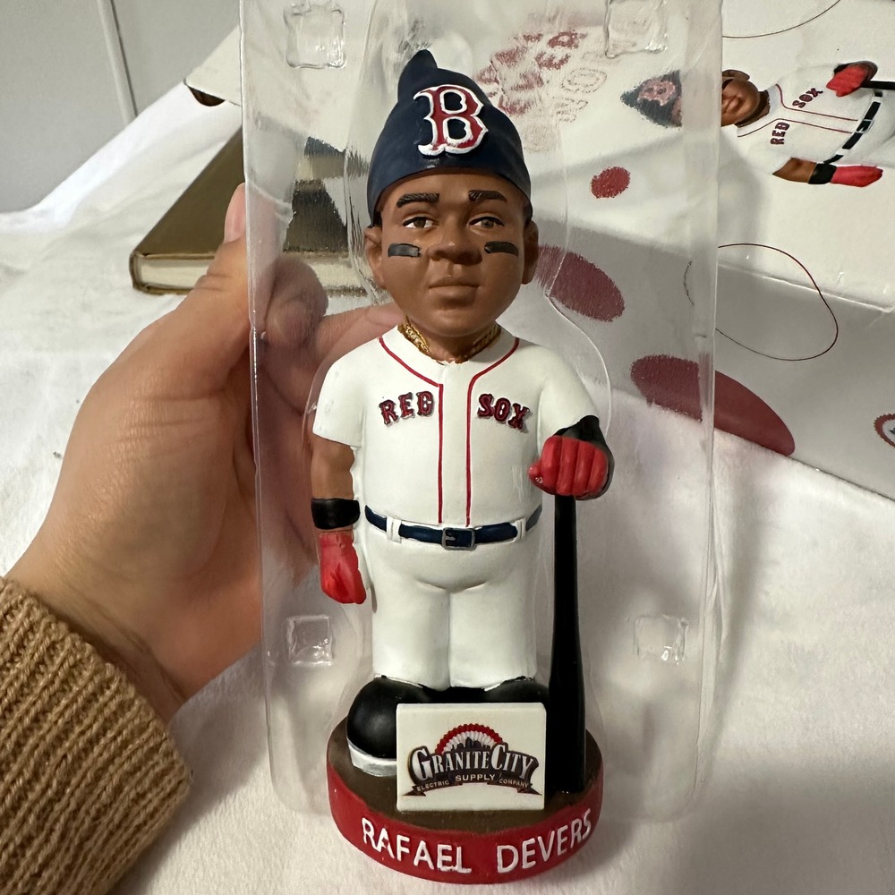 Boston Red Sox Rafael Devers Gnome 2018 BDA stadium Giveaway‎ W Original Box